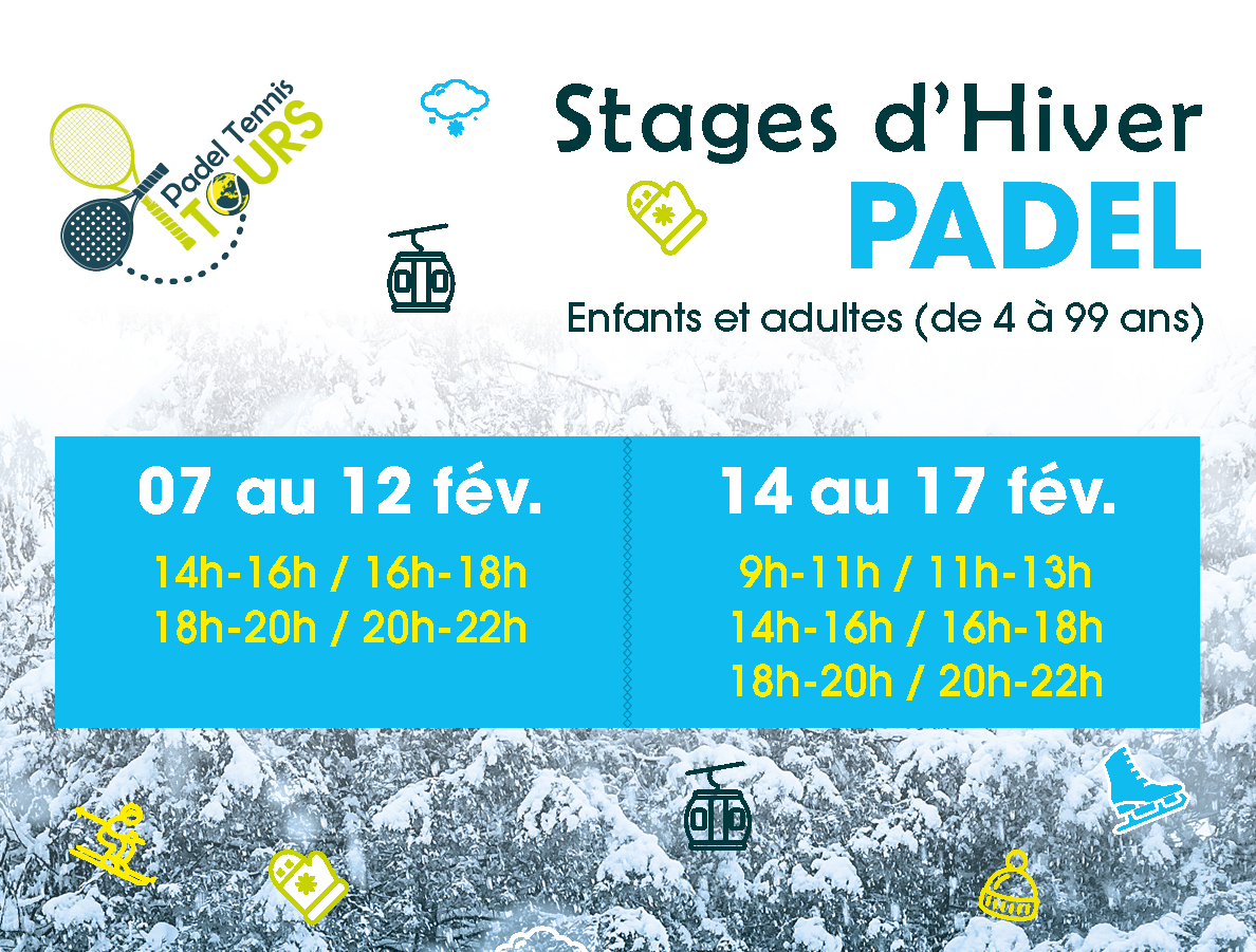 stage d'hiver padel